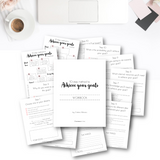 The 10-step method to achieve your goals - printable workbook
