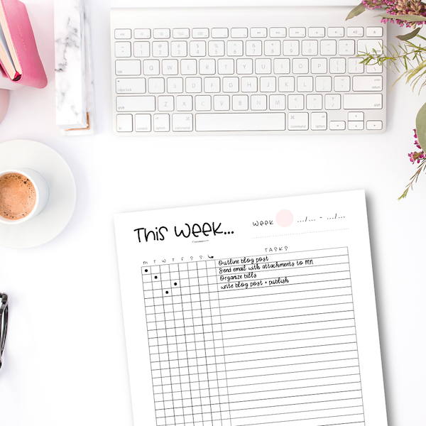 Weekly To Do list (The Alastair Method) SaturdayGift Weekly To Do list (The Alastair Method) SaturdayGift