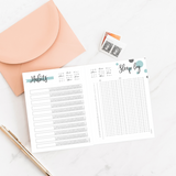 Planner: Feel-Good Goals & Plans - Jungle Mist (undated/blank calendars)