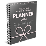 BUNDLE: 2024 SaturdayGift Printable Planner Bundle - ALL three colors (Dated Calendars) + 2023 Planner as bonus