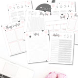 2024 Printable Planner - Pretty Pink by SaturdayGift (+ 2023 Planner as Bonus)
