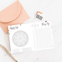 Planner: Feel-Good Goals & Plans - Cotton Candy (undated/blank calendars)
