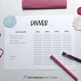 Super Simple Meal Planning Method - printable set